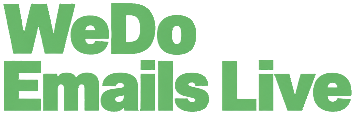 WeDo Emails Live